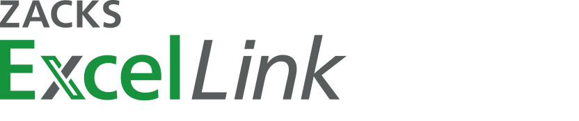 Zacks Excel Link logo